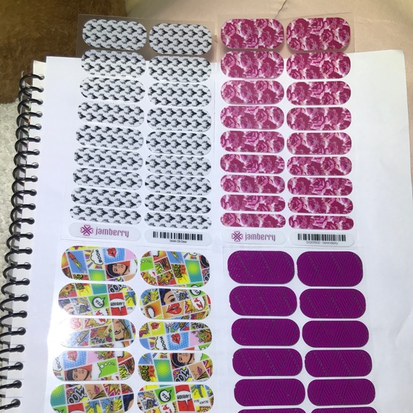 Jamberry full sheets includes seaside sparkle - Picture 4 of 8